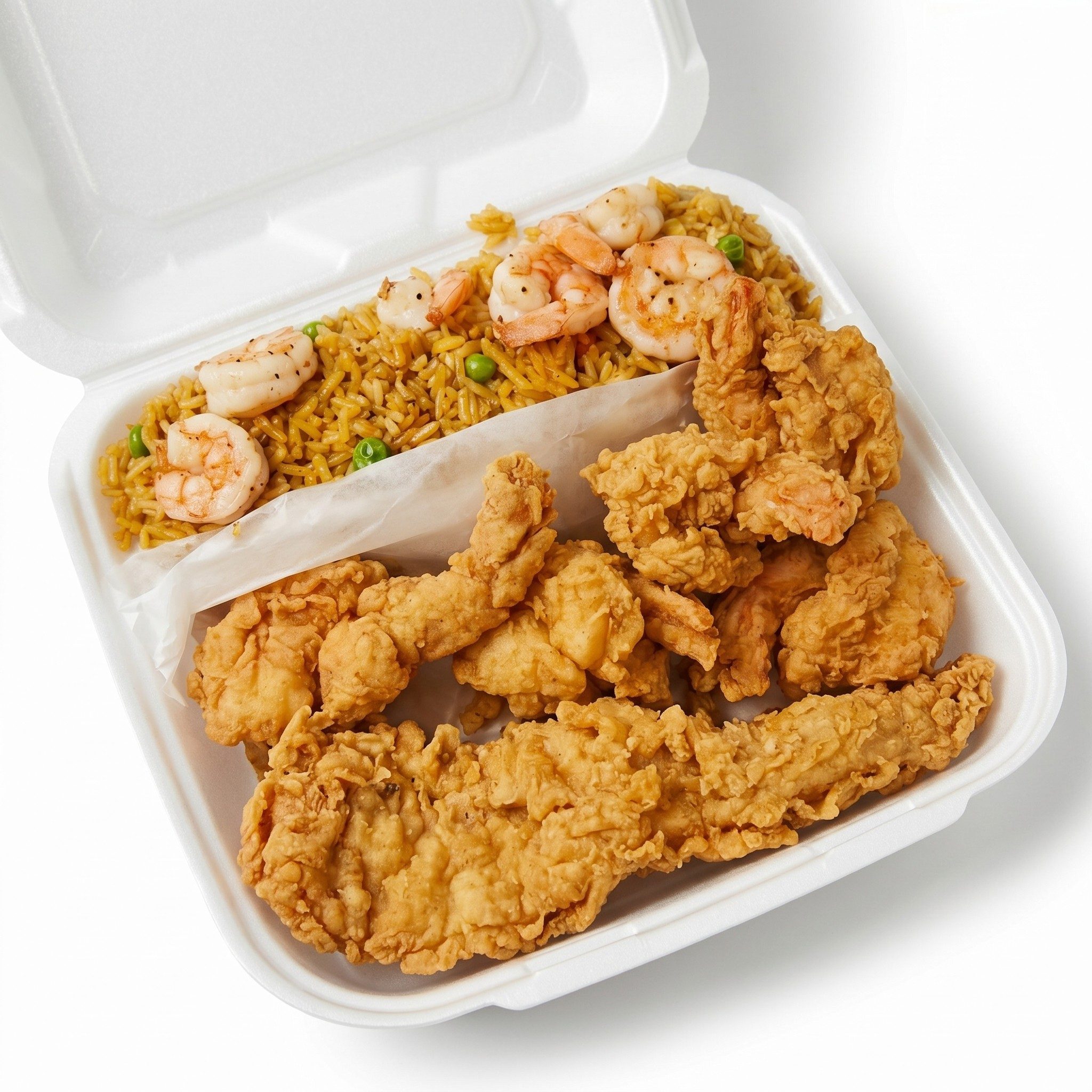 Fried Fish & Jumbo Shrimp.