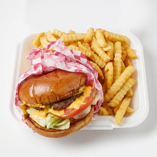 G17. Cheese Burger with French Fries
