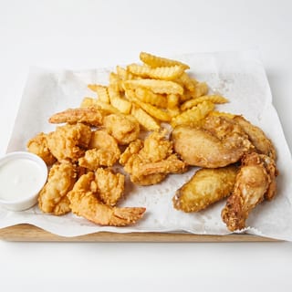 G12. Wings and Jumbo Shrimp