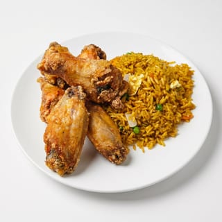 Wings with Egg Fried Rice
