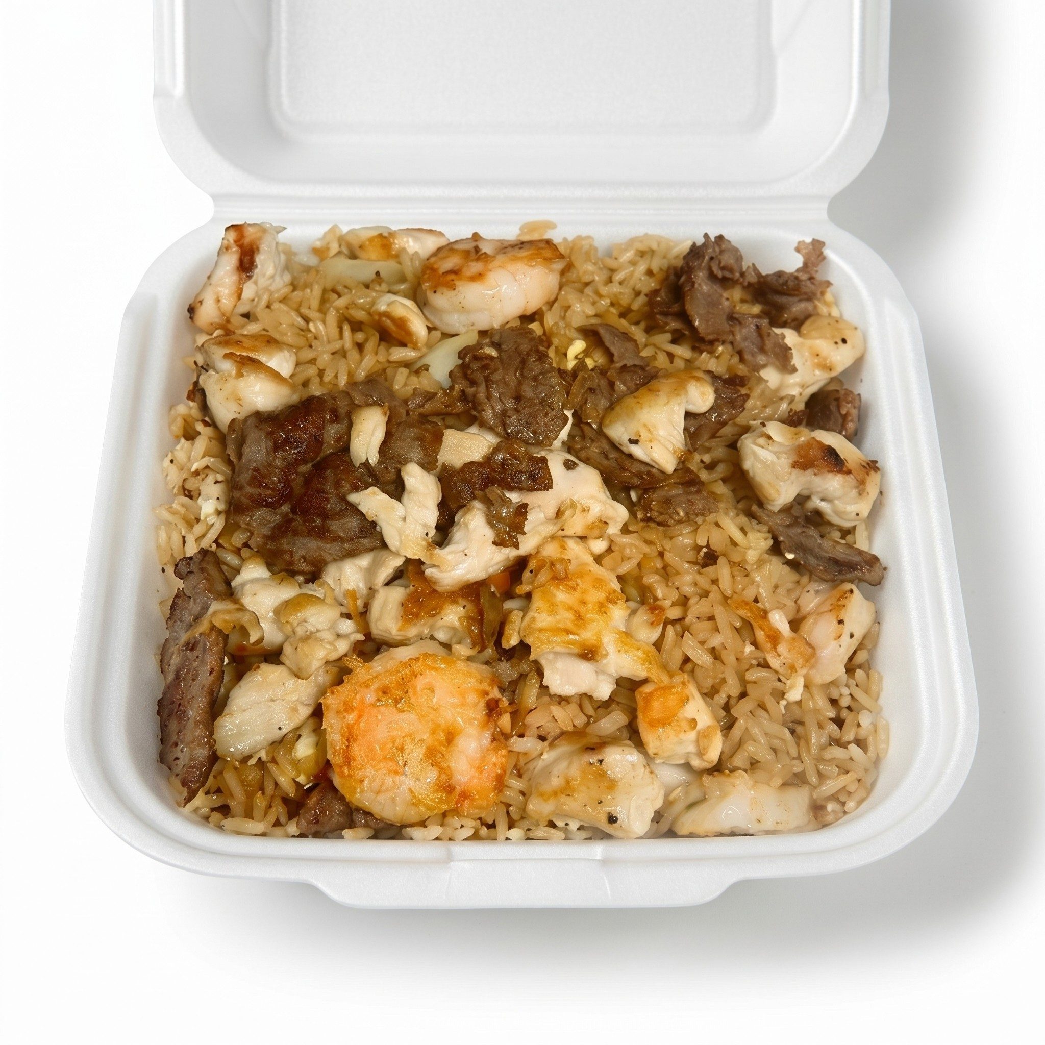 House Fried Rice (Shrimp, Chicken, Beef).
