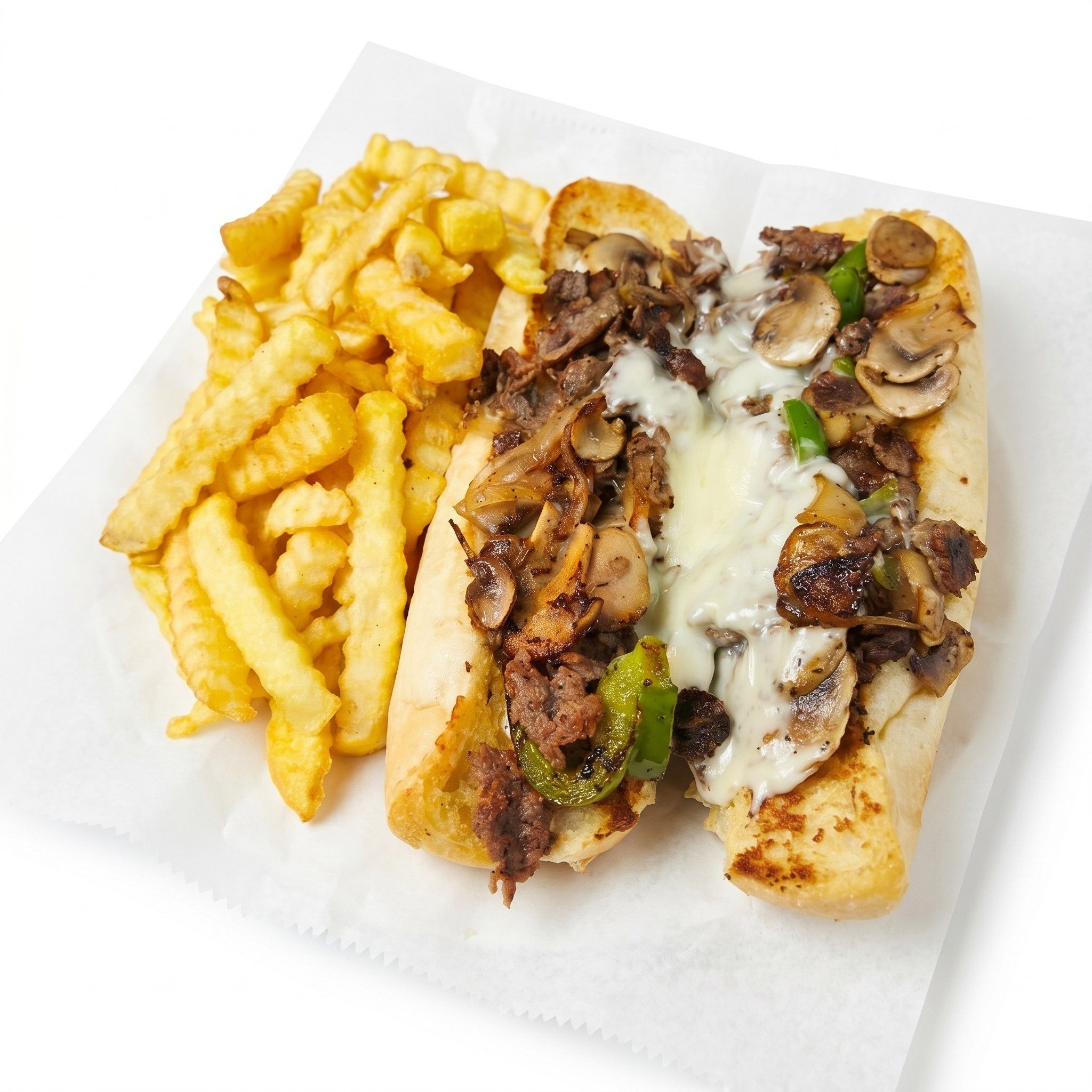 G3. Steak or Chicken Philly Cheese.
