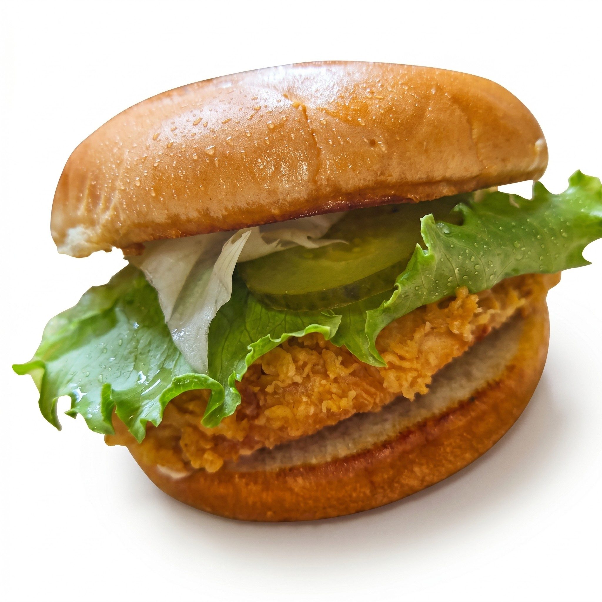 Jr. Fried Chicken Burger.